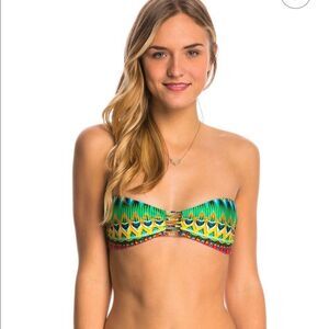 Luli Fama Tulum Party Bikini‎ Top NWT